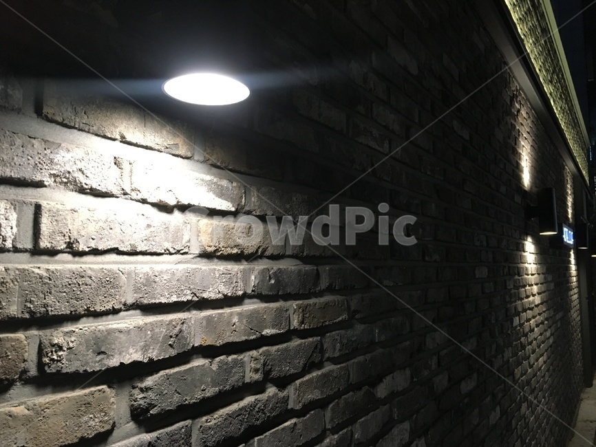 벽,벽돌,어둠,빛,light