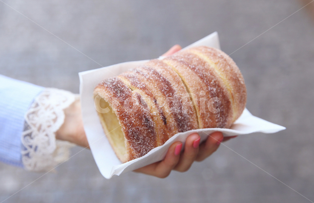 빵,프라하,뜨르들로,굴뚝빵,디저트
