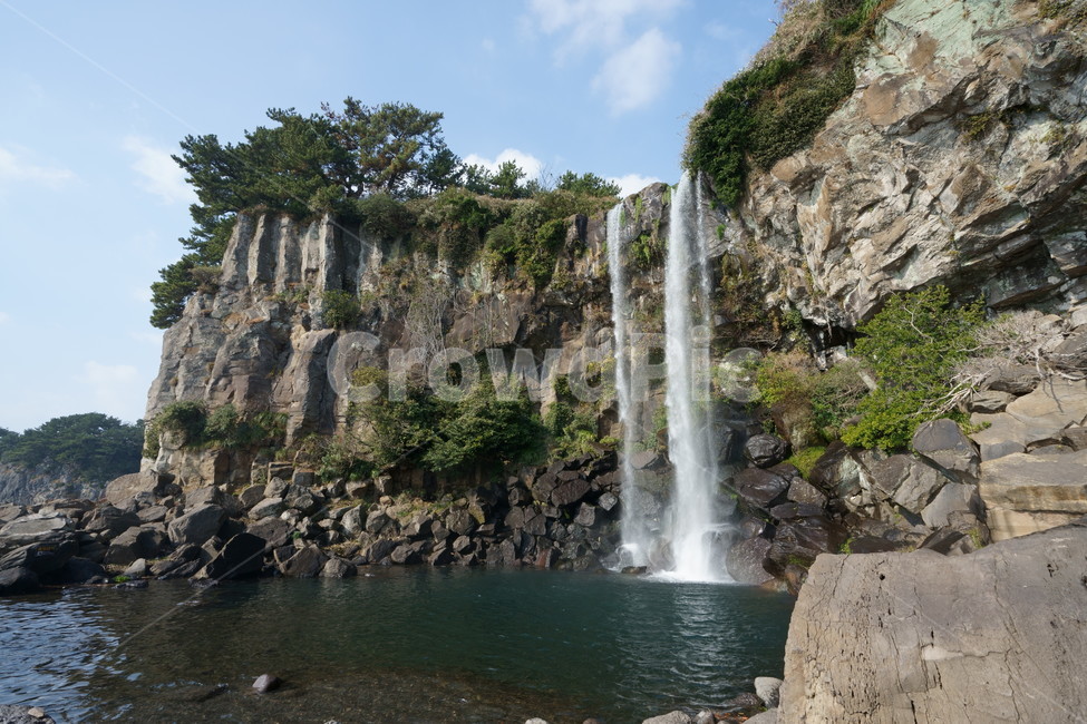 제주도,겨울,바다,폭포,정방폭포,서귀포,jeju,nature,자연,waterfall,jejulandmark,landscape
