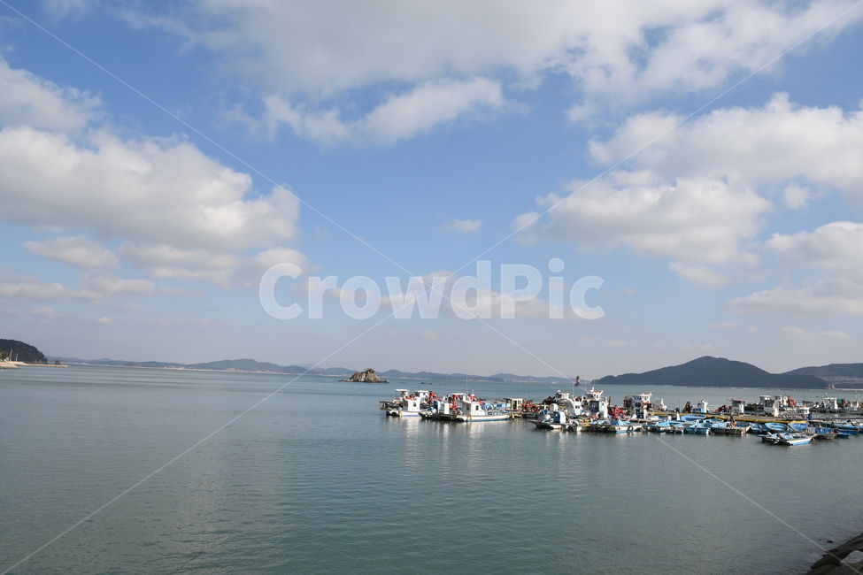 구름,하늘,배,바다,여름,항,항구,자연,풍경,nature,landscape,water,물,waterfront,워터 프론트,outdoors,옥외