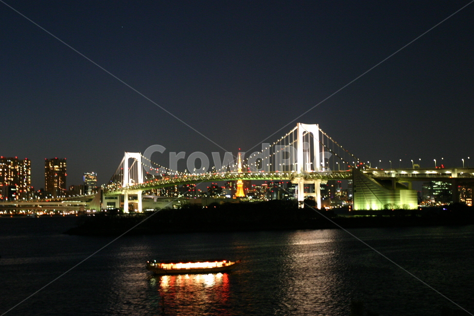 오다이바,레인보우브릿지,야경,오다이바아경,일본