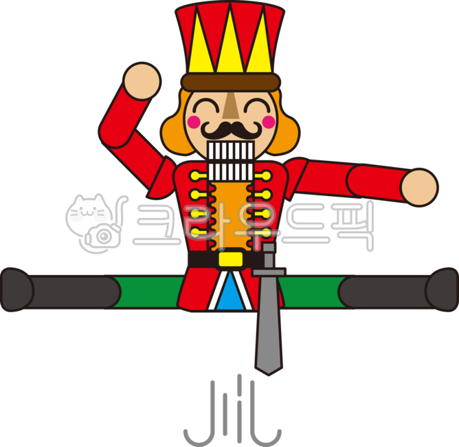 인형,점프,장난감,병정,호두까기