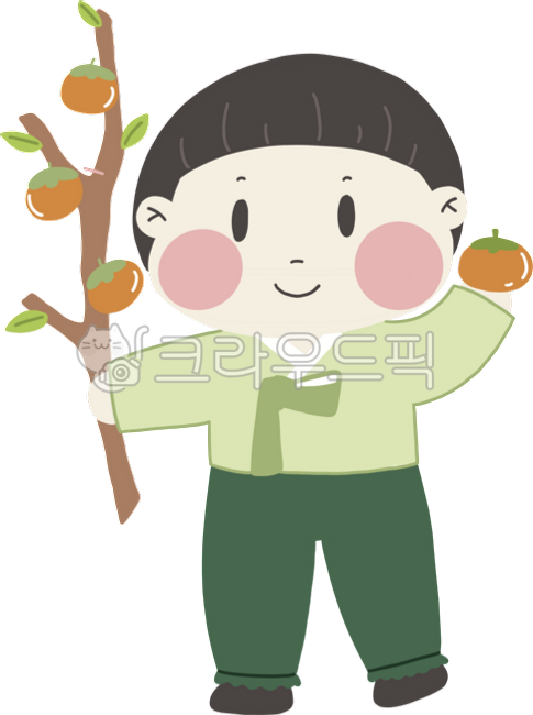 Chuseok,Hanbok,painting,hand drawing,doodle,child