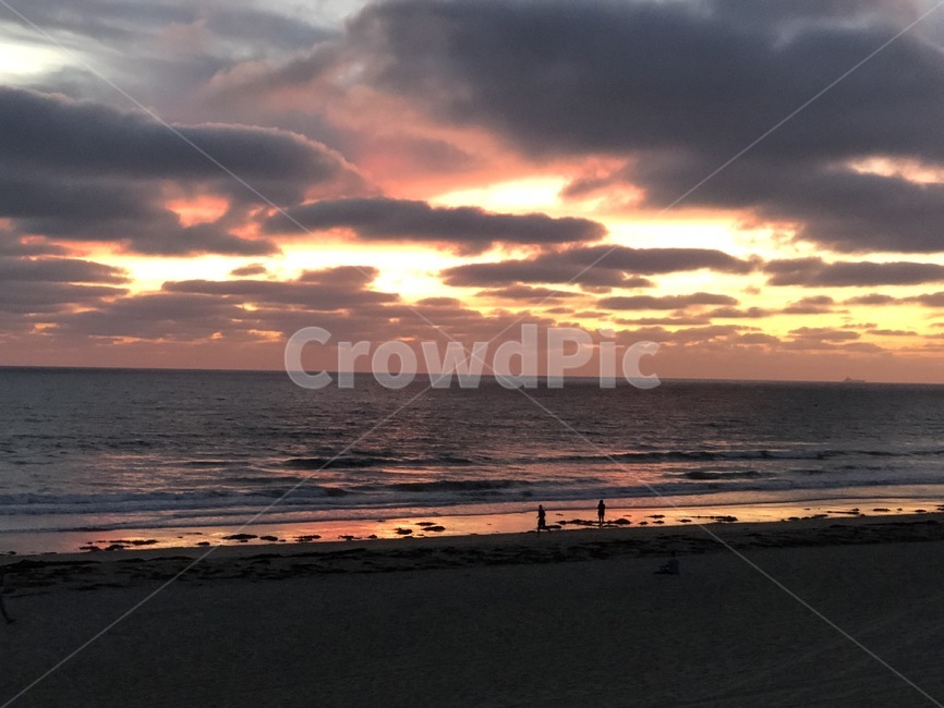 sunset,노을,캘리포니아,california,태평양,pacific,실루엣,하늘,자연,풍경,nature,landscape,해변,바다,beach,sea,outdoors,옥외,dawn,새벽,red sky,붉은 하늘,일몰,sky,dusk,황혼