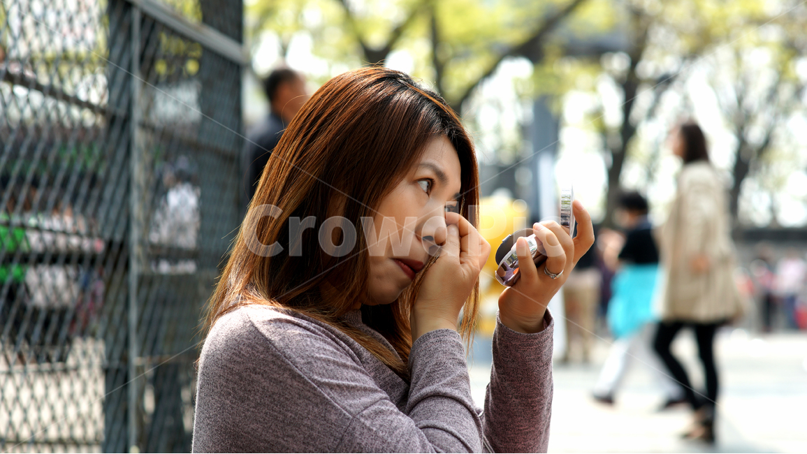 남산타워,남산,목멱제,화장,갈색머리,눈동자,사람,인물,인간,human,person,얼굴표정,facial expression,face,여성,여자,woman,female,lady,뷰티,미용,beauty treatment