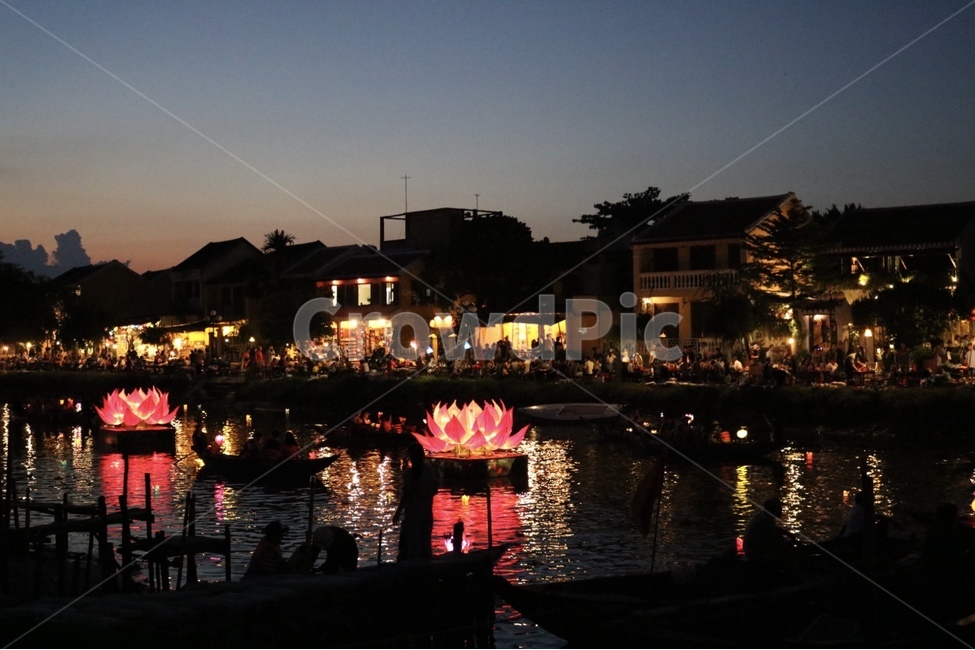 호이안,투본강,hoian,베트남,야경