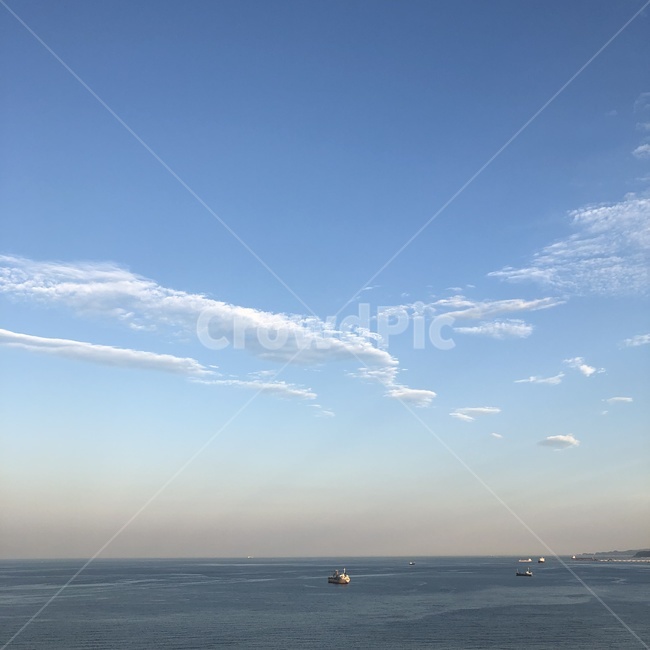 배,등대,하늘,날씨,노을,구름