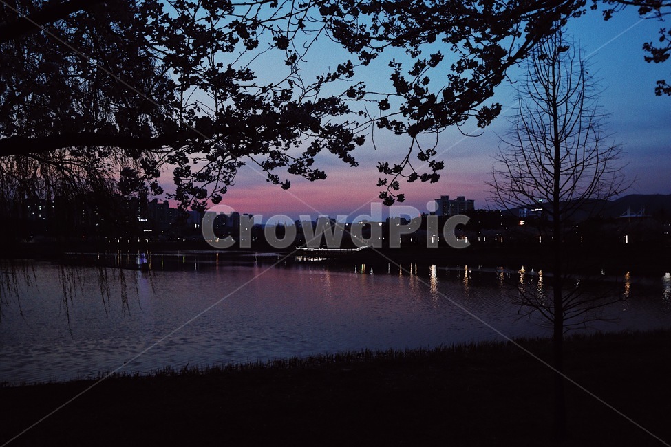 해질무렵,저녁,공원,4월하늘,분위기,호수,저수지,야경,밤,풍경,nightscape,night,landscape,nature,자연,outdoors,옥외,water,물