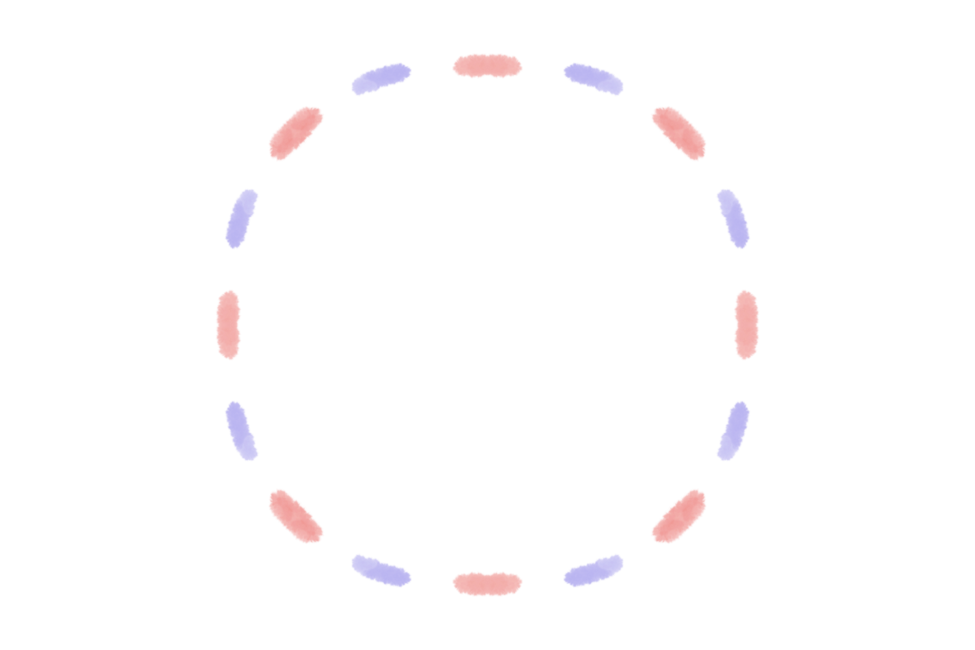 원,리스,circle,도형,액자,틀,frame,수채화,우표
