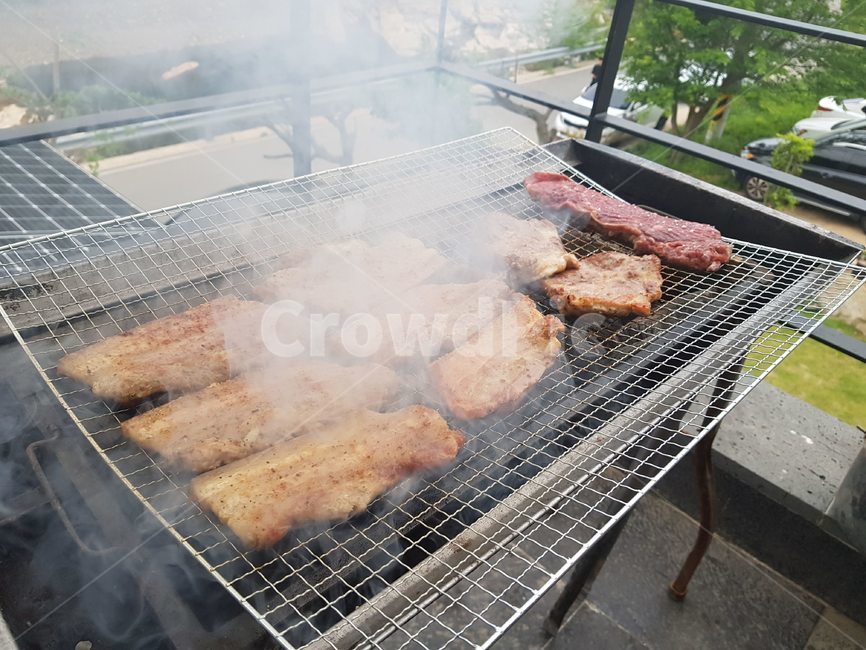 바베큐,펜션,삼겹살,소고기,파티