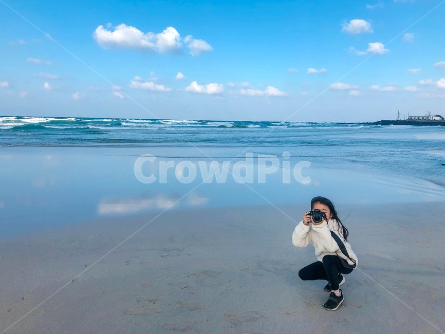 하늘,구름,바다,카메라,사진작가,person,사진작가,포토그래퍼,photographer