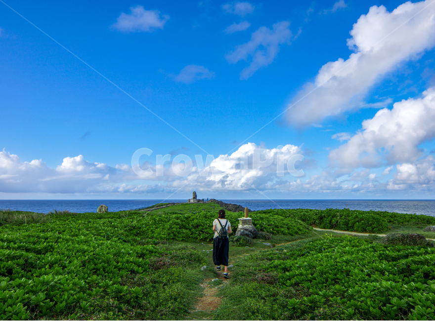 오키나와,해도곶,땅끝,바다,하늘,파랑,초록,여행,휴가,traveling,vacation,trip