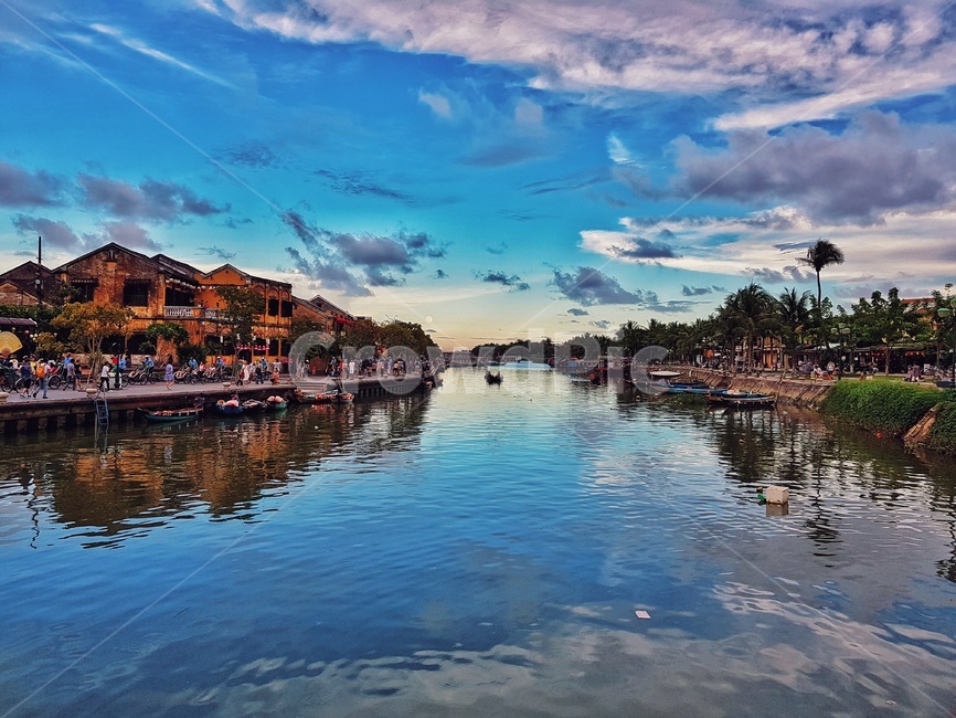 베트남,호이안,올드타운,강,풍경,도시,풍경,city,landscape,해외,외국,세계,foreign,oversea,world,세계도시풍경,해외도시풍경,외국도시풍경,world cityscape,water,물,outdoors,옥외