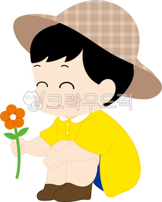 child wearing a hat,spring illustration,childrens design,spring children,spring design,boy,straw hat,springflowers,Spring flower composite design,flower,spring,spring flowers,springchildren,children,person,flower illustration,Spring composite design,Boys,