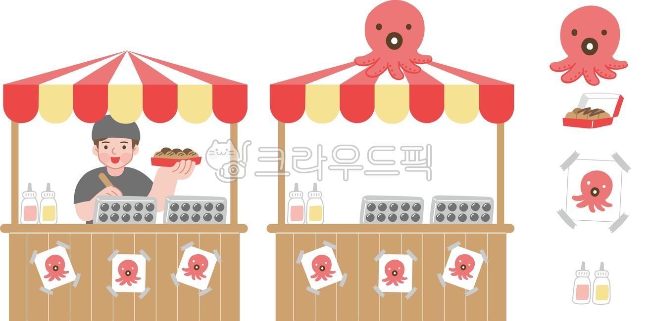 Free market,flea market,night market,market,small business,night market,illustration,takoyaki,takoyaki,octopus,sauce,takoyaki truck,food truck illustration,takoyaki truck,takoyaki illustration,snack,food,food,octopus poster,pocha,pocha