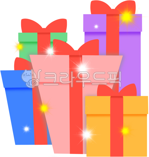 Illustration,Hand-drawn,Gift,Gift Box,Box,Ribbon,Birthday,Product,Prize,Sparkling,Shining,Presentation,Cute,Simple,Simple,Various,Several,Colorful,Pink,Yellow,Purple,Green,Blue