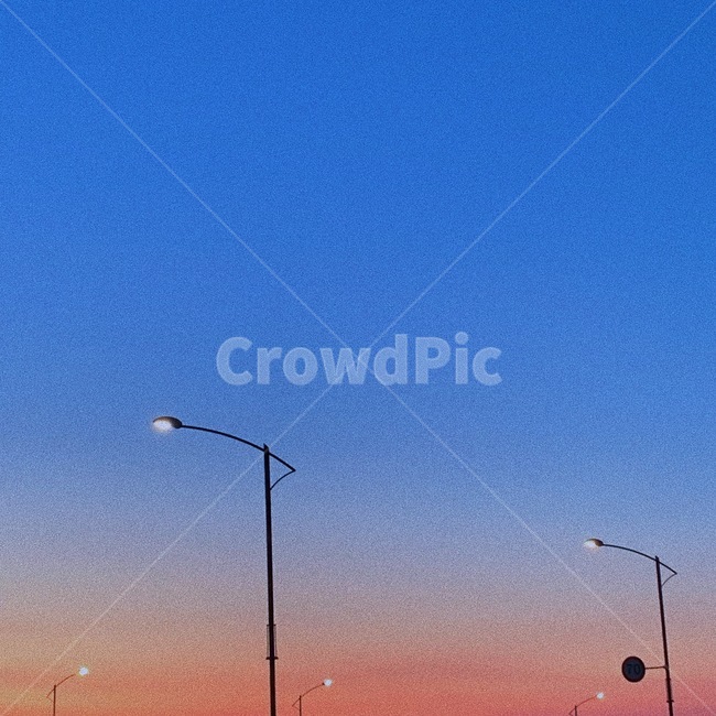가로등,저녁하늘,노을,핑크빛하늘,저녁,자연,풍경,nature,landscape,야경,밤,nightscape,night,lamp post,램프 포스트