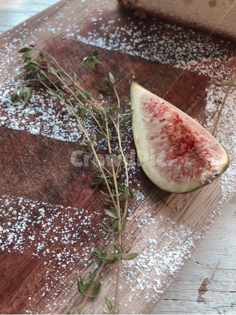 무화과,도마,배경화면,허브,가루,과일,열매,fruit
