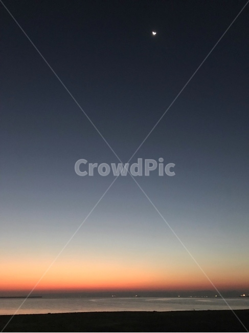 노을,새벽,바다,달,하늘,야경,밤,풍경,nightscape,night,landscape,nature,자연,outdoors,옥외