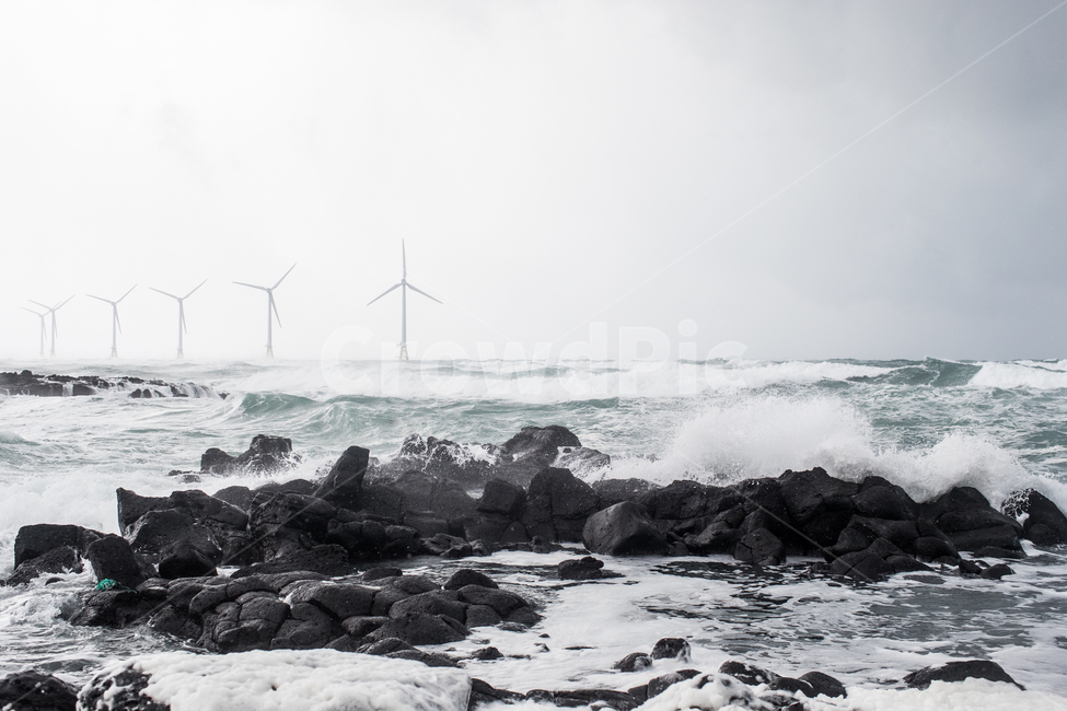 바다,파도,풍력발전기,제주도,바람,제주도,jeju,jeju island,산업,industry,industrial,에너지산업,energy industry