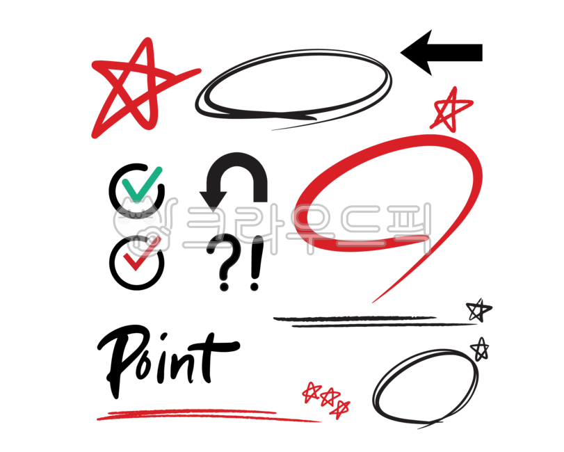 star,arrow,line,asterisk,icon,note taking,check,take notes,point,important,underscore,drawing,Good note,red pen