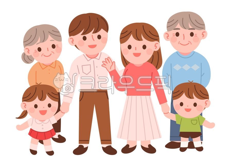 가족,대가족,사람,일러스트,가족일러스트,인간,사람들,family,인물,캐릭터,귀여운,단체,서있는,엄마,아빠,부모님,할머니,person,할아버지,여자,남자,어린이,people,아이,꼬마,자녀,벡터,human,3대,삼대가족,3대가족,웃고있는,행복한,배경없는,화목한,사이좋은,아들,딸