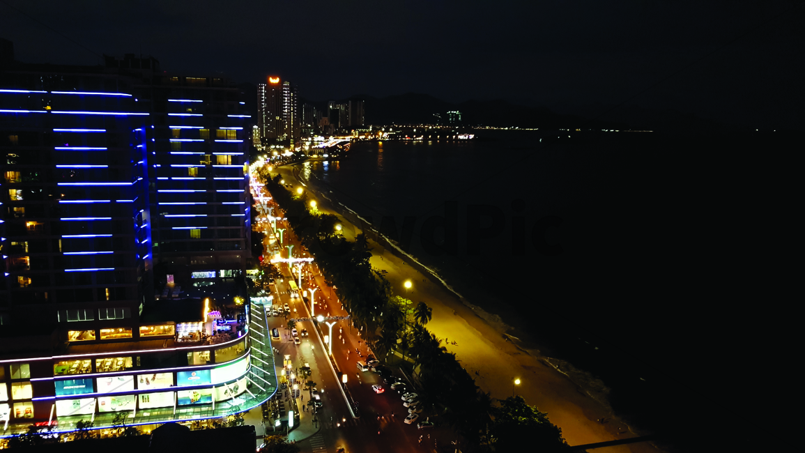 도로,야경,나트랑,밤풍경,해안도로,road,도시의밤