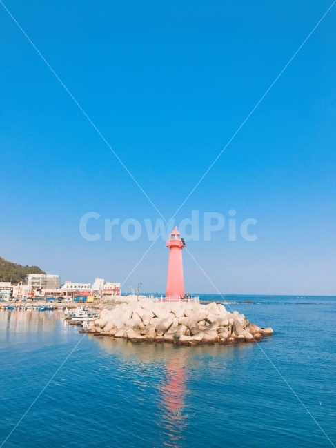 등대,바다,부산,여행,분홍,등대,lighthouse,도시,풍경,city,landscape,architecture,건축물,building,건물,tower,탑