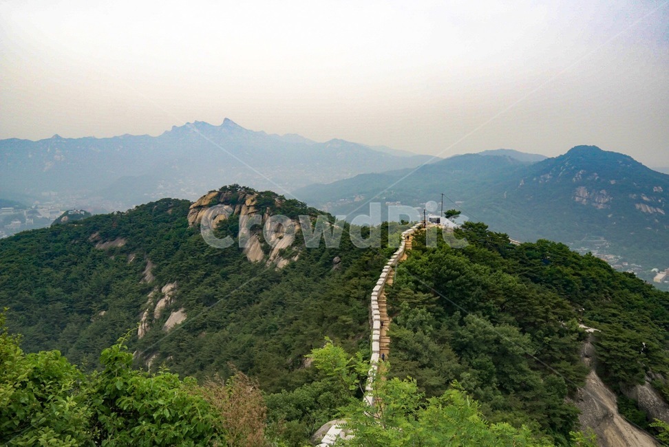 서울,인왕산,기차바위,등산,전경