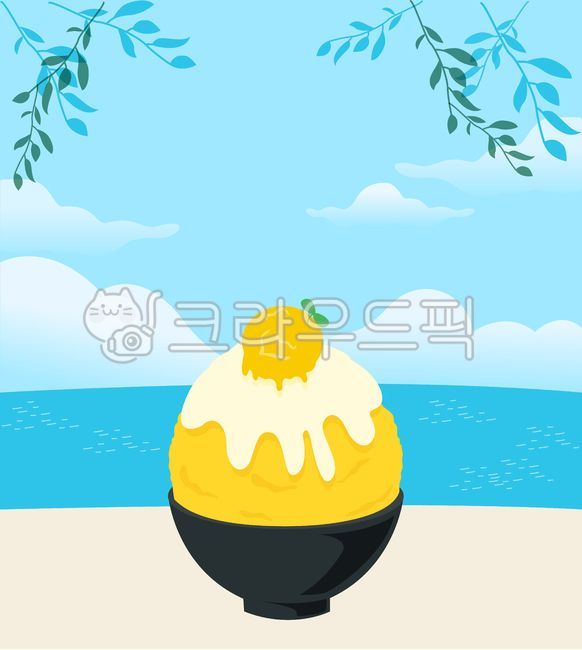 ice,cloud,A long ago,Beach,ice cream,summer menu,season,soft,sky,summer snack,sherbet,cream,delicious,icecream,korea,cafe,ocean,Cafe Menu,background,snack,fruit,fruit shaved ice,cold,summer,sea background,topping,graphic,white sand beach,cool,food,mango,s