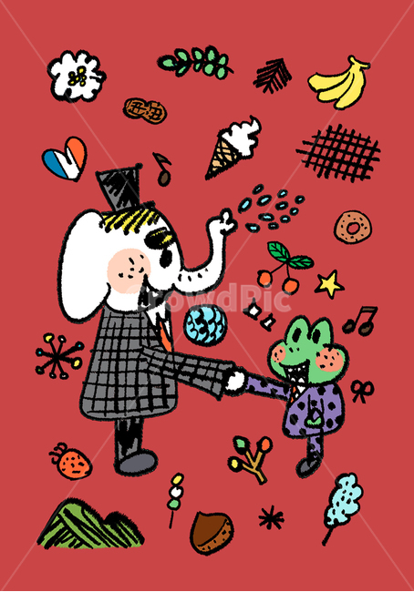 코끼리,코끼리일러스트,코끼리그림,개구리,개구리일러스트,개구리그림,친구,인사,악수,일러스트,손그림,그림,그래픽,디자인,illustration,design,frog,elephant,friends,동물,animal,그래픽,일러스트레이션,graphic,illustration