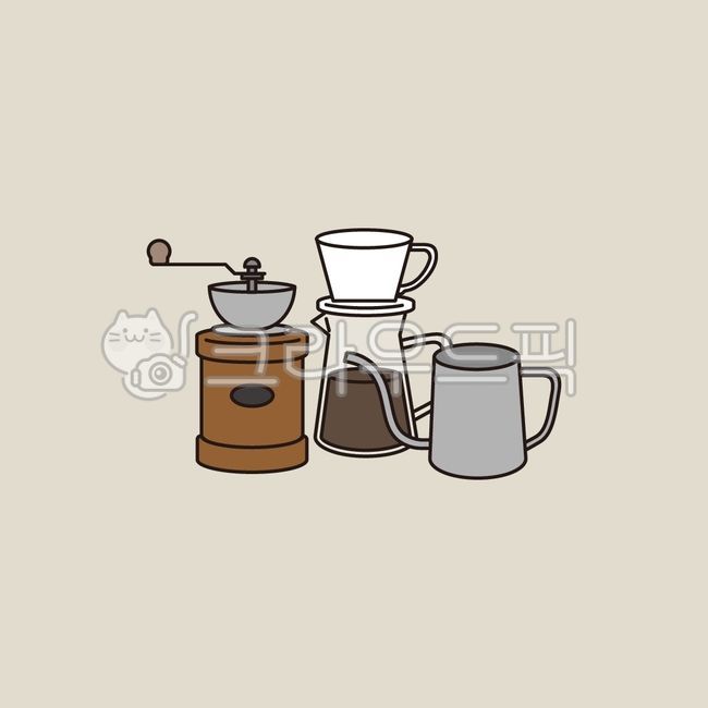 cafe,painting,drip coffee,hand drip,coffee,illustration,cafe supplies,coffee supplies