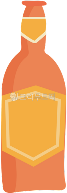 손그림,일러스트,귀여운,맥주,병맥주,음료,음료수