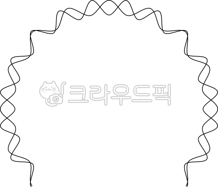 지그제그,선,선요소,라인,강조선,line,둥근선
