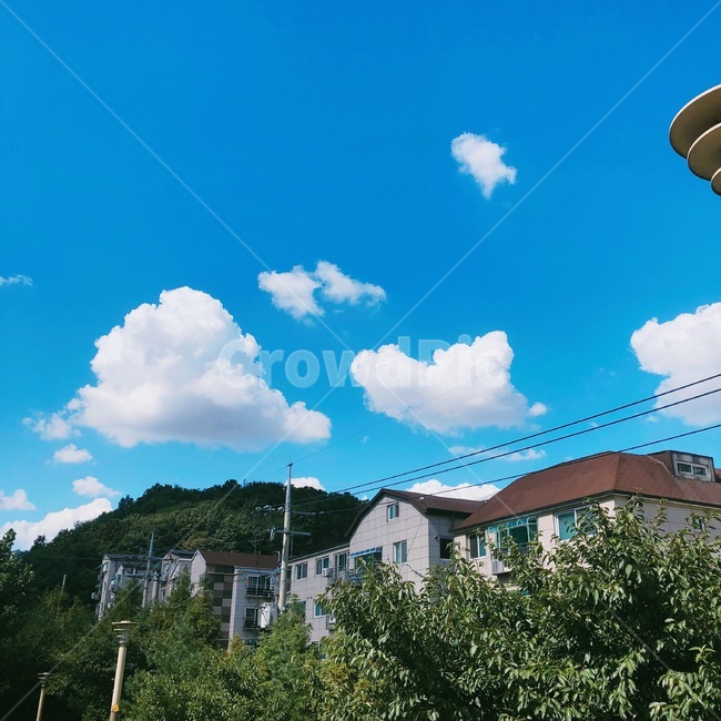 하늘,푸른,파란,블루,구름,좋은,풍경,맑은,동네