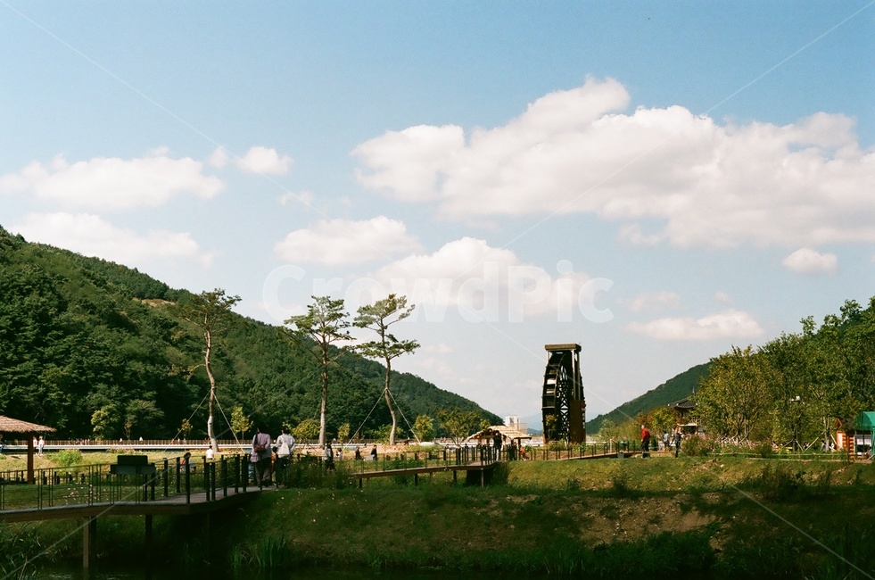 풍경,자연,물레방아,하늘,공원,자연,풍경,nature,landscape,한국자연풍경,한국자연경관,korea nature landscape,outdoors,옥외,human,인간,person,사람,water,물