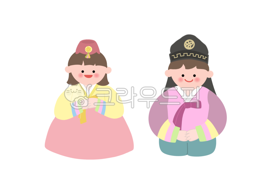 한복,어린이,새해,설날,한복일러스트,유치원,어린이집,어린이한복,족두리,장신구,전통일러스트,명절,추석,추석일러스트,어린이png,한복png,일러스트,손그림,새해인사,신년인사,신년,newyear,새해복많이받으세요