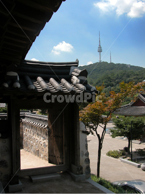 한옥,n서울타워,전통가옥,서울,가옥,porch,현관,patio,안마당,pergola,페르골라,기와집,탑