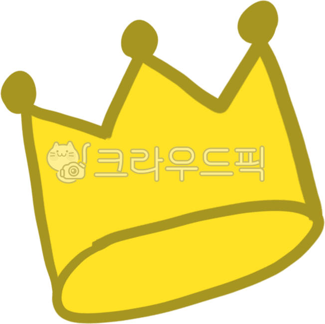 단순한,라인,라인드로잉,손그림,단조로운,귀여운,알록달록,왕관,왕관그림,노란색