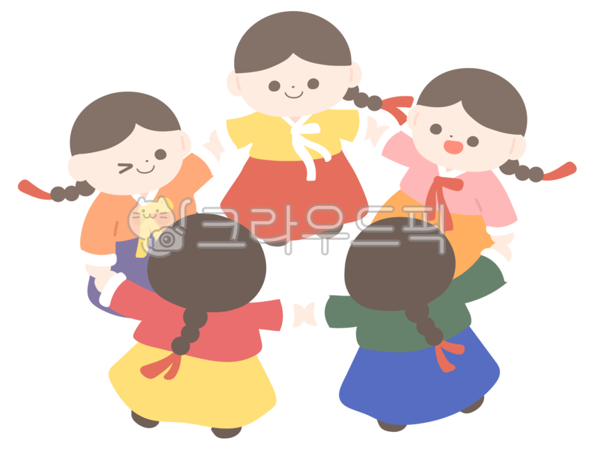 정월대보름,강강술래,명절,추석,정월대보름그림,추석그림,강강술래그림,한복,전통,정월대보름일러스트,강강술래일러스트