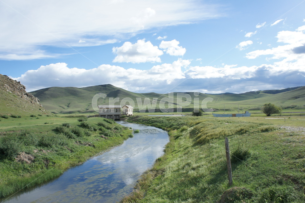 하늘,sky,mongolia,몽골,구름,초원,grasslang,자연,풍경,nature,landscape,해외,외국,세계,foreign,oversea,world,세계자연풍경,해외자연풍경,외국자연풍경,world nature landscape,outdoors,옥외,ditch,도랑