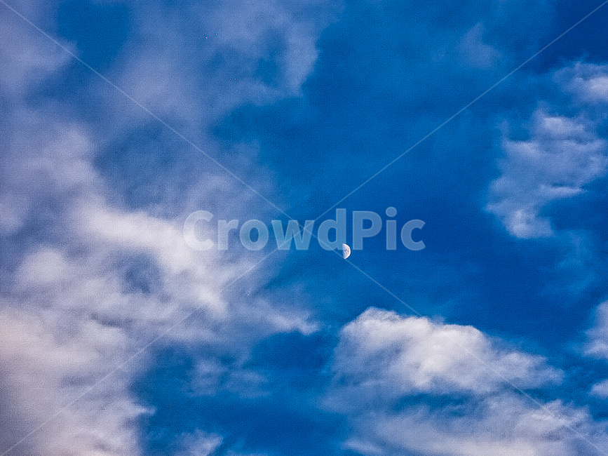 자연,하늘,sky,푸른하늘,azuresky,달,자연,풍경,nature,landscape,outdoors,옥외,azure sky,푸른 하늘
