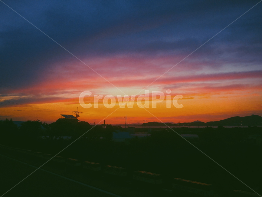 일출,새벽,감성,동네,sunrise,sunup,황혼,붉은하늘,redsky