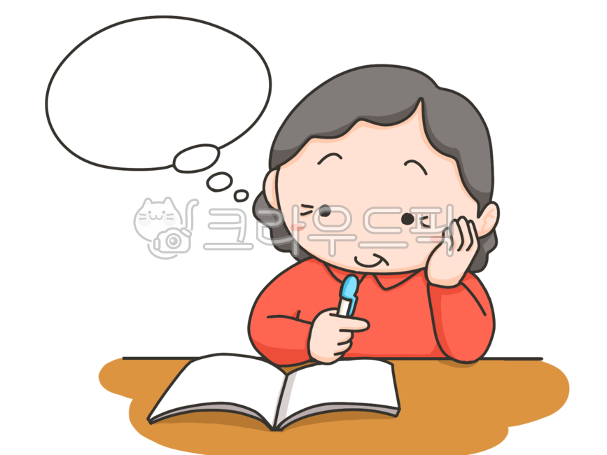 할머니,아줌마,밀풍선,생각,기억,치매예방,일기,일기쓰기,인지,학습,인물,여성,일러스트