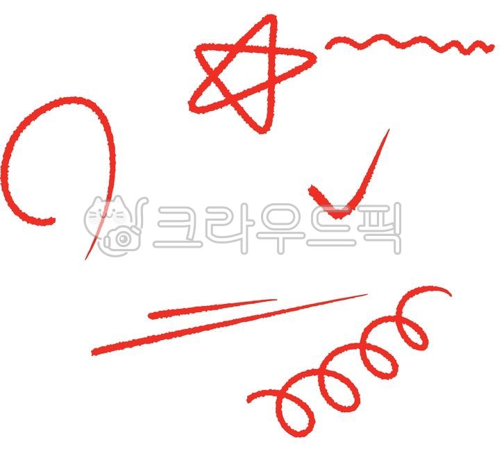 채점, 수학, 채점하기, 학습지, 시험, 사진,이미지,일러스트,캘리그라피 - Isol작가