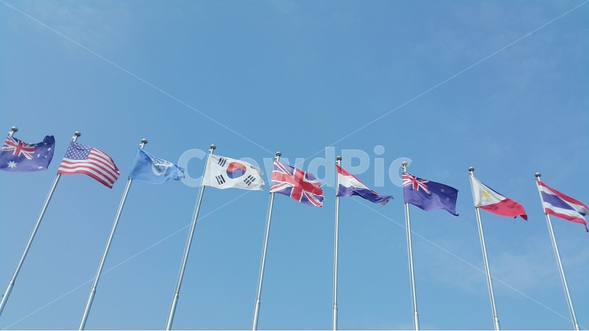 symbol,상징,flag,깃발,만국기,하늘