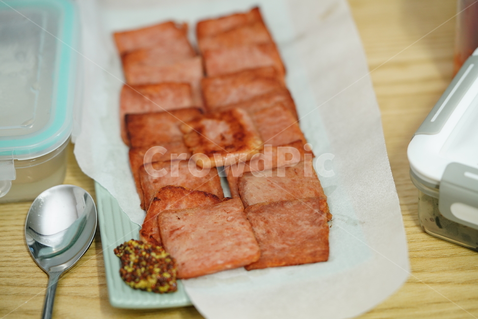 햄,스팸,먹거리,음식,안주,반찬,식사,food,spoon,숟가락,음식,식재료,요리,food,cook,meal,dishes,food reserves