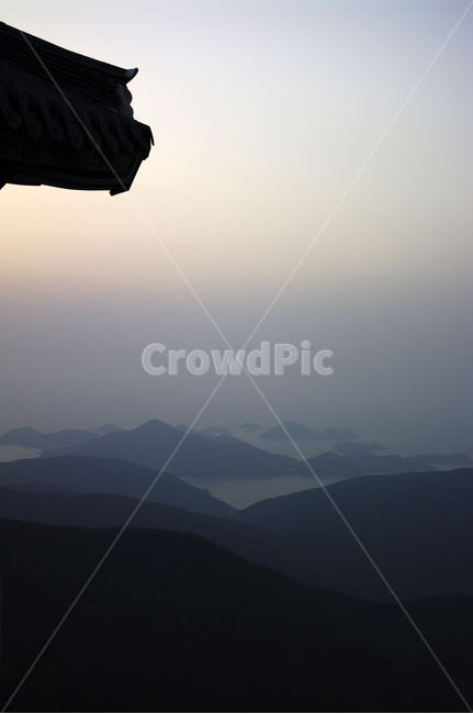 노을,하늘,산,구름,풍경,섬,자연,풍경,nature,landscape,leisure activities,레저 활동,adventure,모험