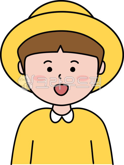 말하는,아이,어린이,남자아이,남자,유치원,유치원생,어린이집,모자,모자쓴,챙모자,노란색,노란,유치원모자