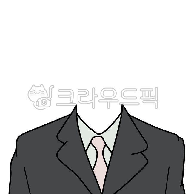 clothing,의류,옷,정장,정장일러스트,일러스트,증명사진,증명사진옷